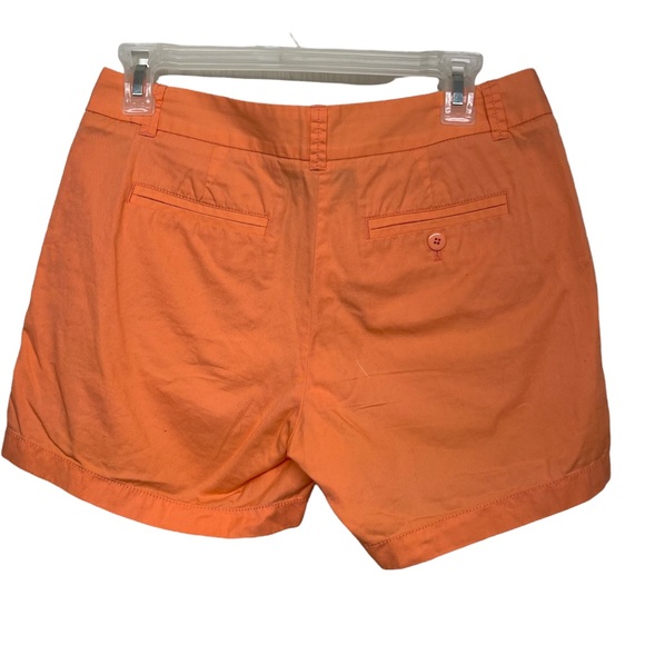 J.CREW Factory Shorts Size 2 Broken In Chino Orange Cotton - Picture 2 of 5